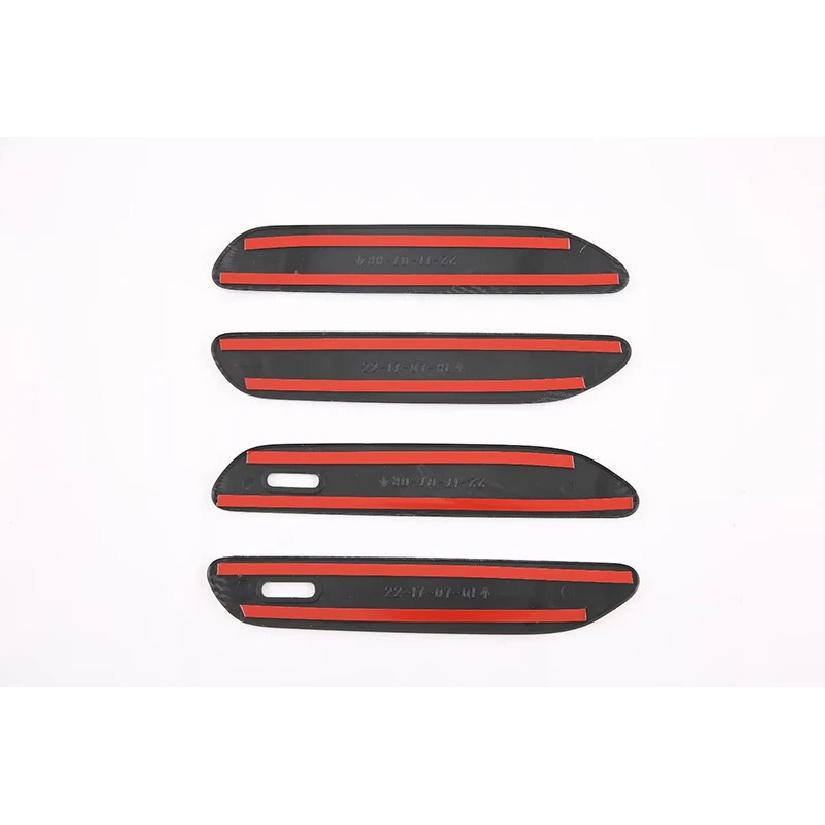 For BYD Han Ev Dm   Car Accessories Door Handle Cover With Smart Key Hole Catch Cap Trim Molding