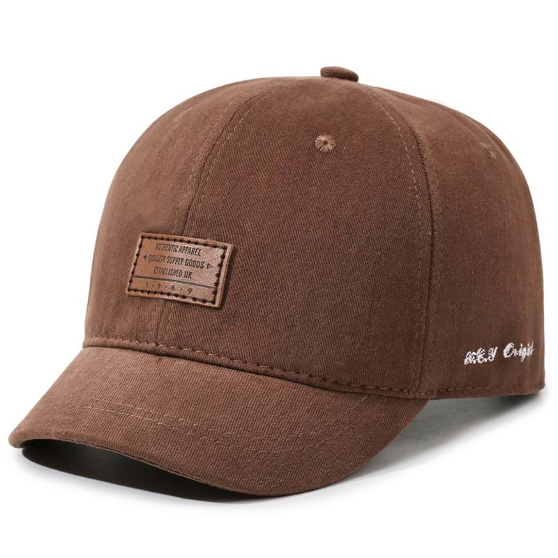 Short-Brim Baseball Cap Men's Retro Cap Spring Autumn Sun Hat