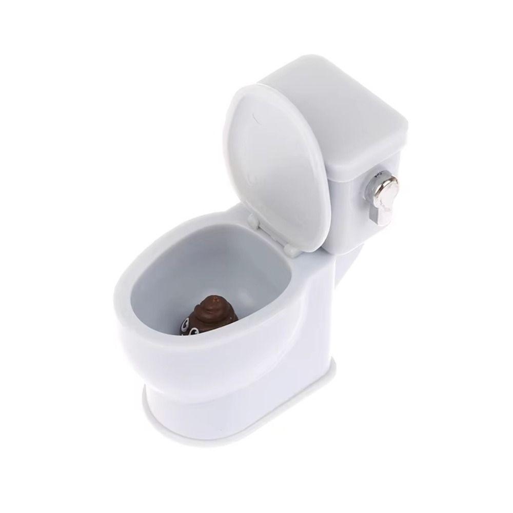 Bathroom Furniture Simulated Flushing Toilet Flushing Sound Miniature Toilet Toys Kids Toy