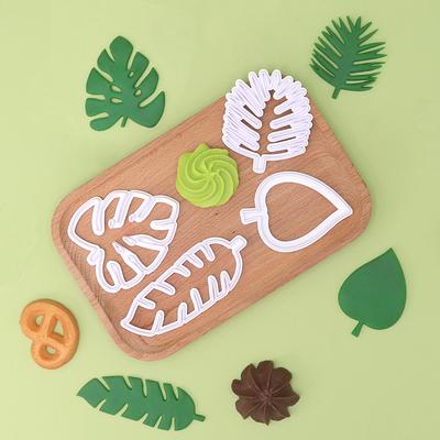 Tagliapasta Foglia di Palma Monstera Deliciosa Fiori in Pasta di Gomma Decorazione Torta Tagliapasta Stampo Fondente Strumenti Zucchero