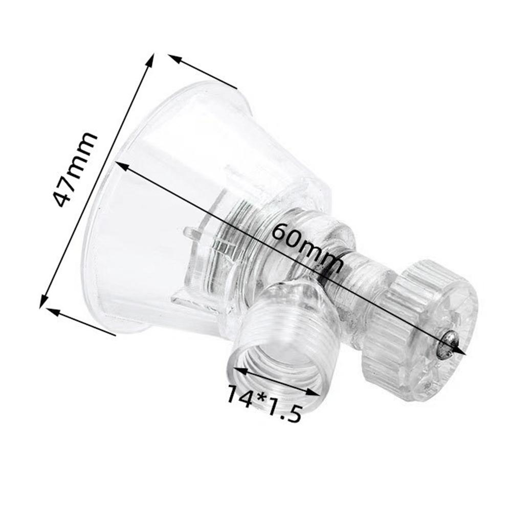 Hochfester, verstellbarer Sprinklerkopf, transparente Kunststoffdüsenbaugruppe