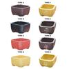 Durable Thick Flower Pot Imitation Purple Clay Bonsai Succulent Basin Creative Plant Bowl  Home