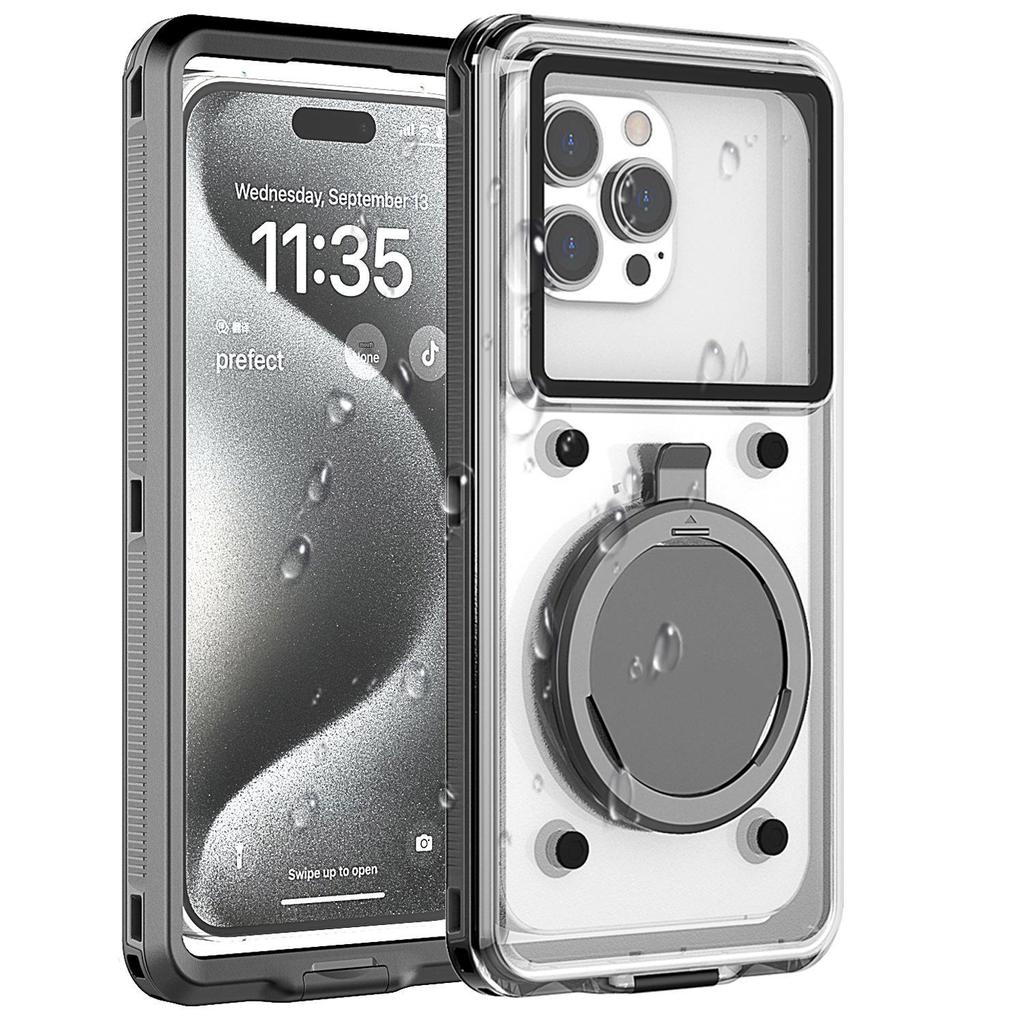 Waterproof Self-Checking Phone Case for 6.9-Inch Apple, Huawei, Samsung, OPPO, VIVO, and Xiaomi Models