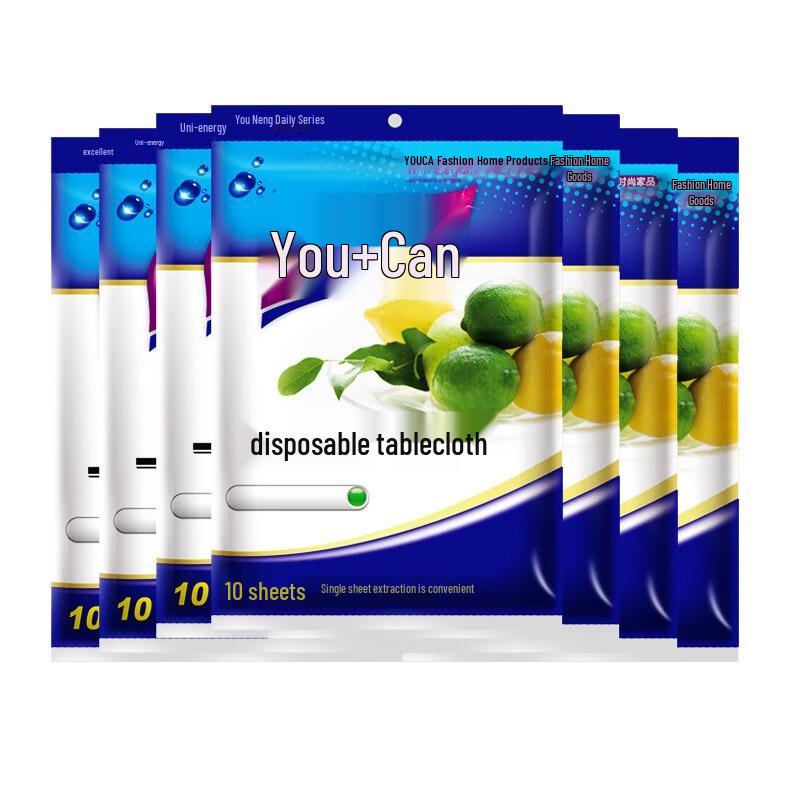 Mingling Disposable PE Tablecloths