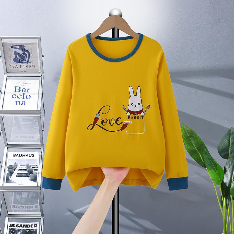 Fat Child Pure Cotton Pajama Set: Boys & Girls Warm Underwear, Plus-Size Base Layer, Autumn/Winter Sweater and Pants