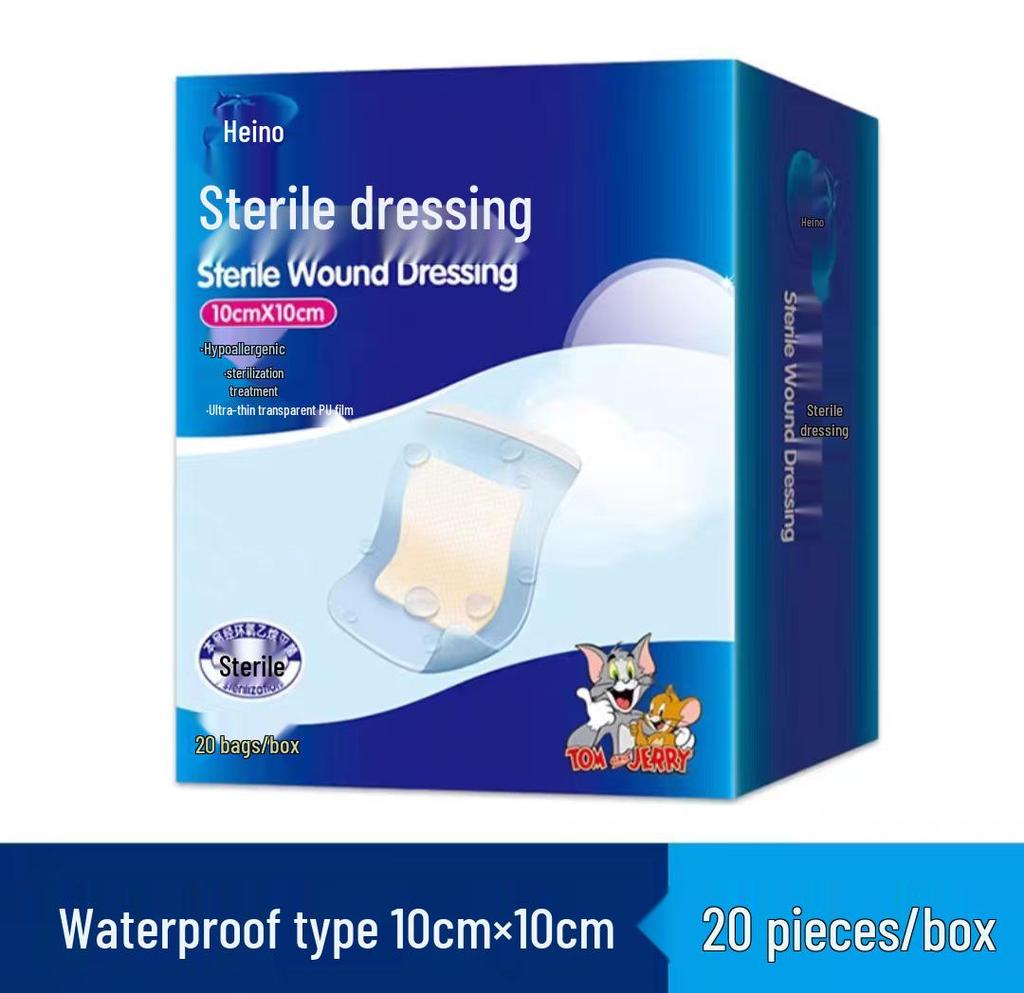 Haishi Sterile Adhesive Dressing - Large Waterproof Post-op C-section Scar Patch