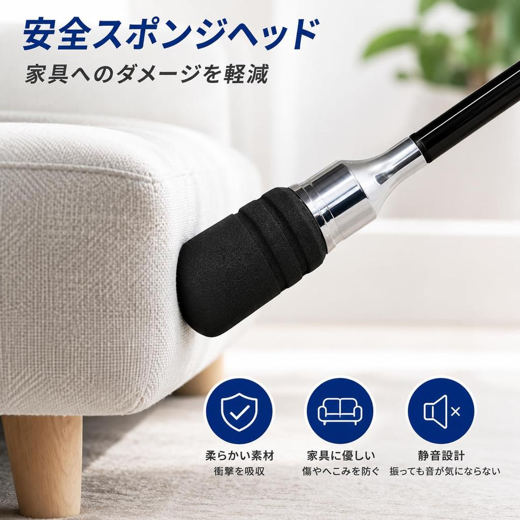 Golf Practice Aid for Right-handed Golfers, with Sound Function. Swing Practice Stick, Approximately 80cm Long, 600g, Stainless Steel, Non-slip Grip,