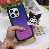 Sanrio Kuromi Stand Phone Case for Apple 14 - Black