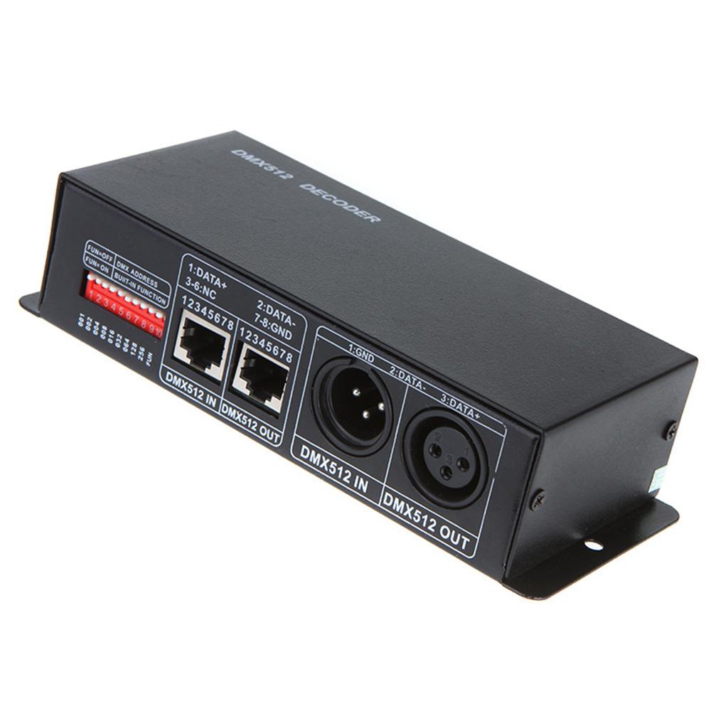 3 Channel Decoder, RGB LED Controller DJ Stage Lighting Controller Stage Bar Lighting RGB LED Light Strip