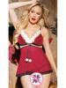 2018 Sexy Christmas Bikini Three-Piece Lingerie Set