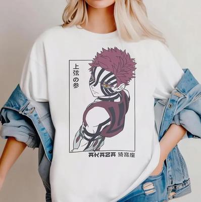 Akaza Upper TShirt Anime Unisex Unisexga Japanese