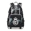 Football Printed Student Backpack Multifunctional Usb Interface Large Capacity Leisure Travel Backpack