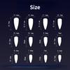2024 Halloween Wearing Nail Art French Nail Art Long Pointed Nail Plate Press On Nails False Nail