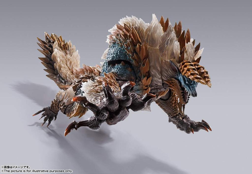 TAMASHII NATIONS Monster Arts Monster Hunter Iceborne Zinogre 285mm malovaná pohyblivá figurka SH. Svět cca. ABS a PVC