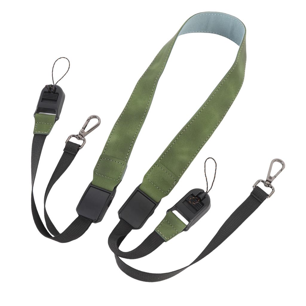 Portable Lanyard PU Leather Dual Head Quick Release Neck Strap for RC1 RC2 RC PRO Remote Controller