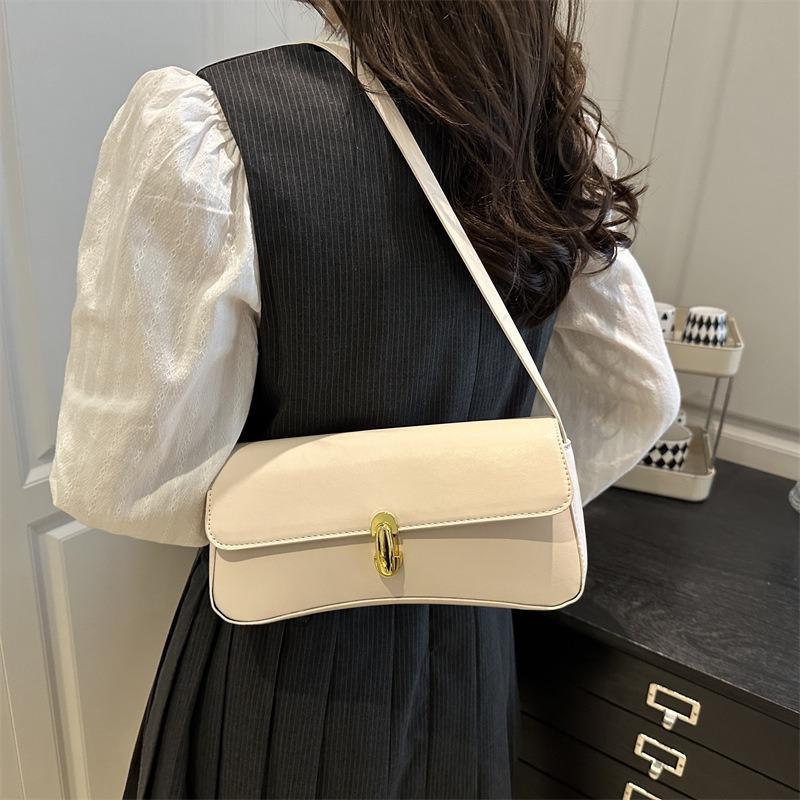 Nowa spersonalizowana modna zamykana modna retro pod pachę na jedno ramię przenośna pod pachę damska mała kwadratowa torebka