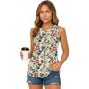 Damska codzienna bluzka bez rękawów z okrągłym dekoltem, luźna, T-shirt, letnie topy typu tank dla kobiet, tank camisole, podstawowe topy bez rękawów