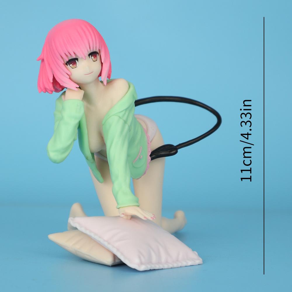 

11cm To Love Ru Lala Satalin Action Figure Golden Darkness Sexy Lala Satalin Deviluke Sexy Momo Berlia Deviluke Model Toy Gift зелёный