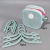 Portable Travel Collapsible Plastic Clothes Hanger With Storage Bag For Suitcase And Dorm Use