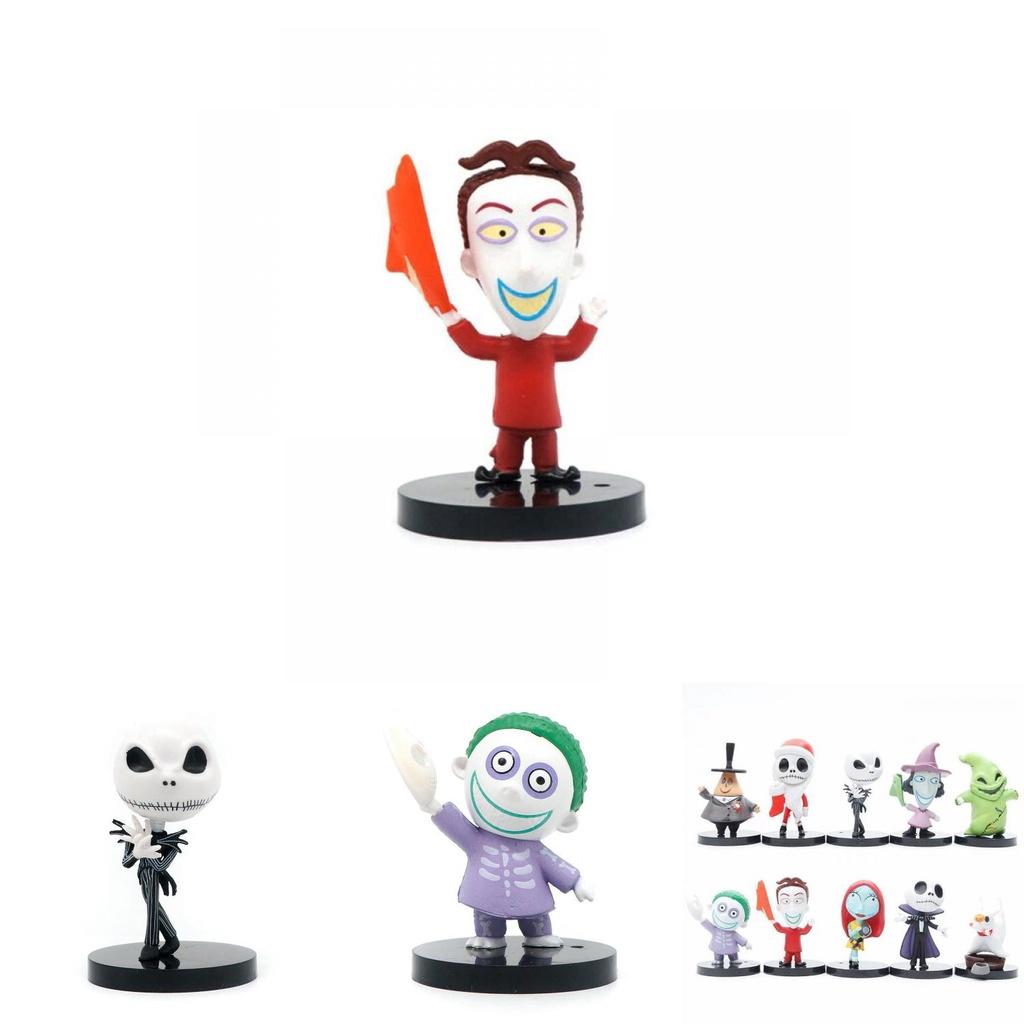 Delightful Jack Skellington Figure Set Featuring Nightmare Before Christmas Character Dolls For Kids And Collectors