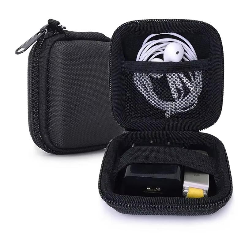 Mini Tragbare Eva Aufbewahrungstasche Tasche Tragetasche Reißverschluss Kopfhörertasche für Airpod Kopfhörer/Telefon/Ladekabel Zubehör