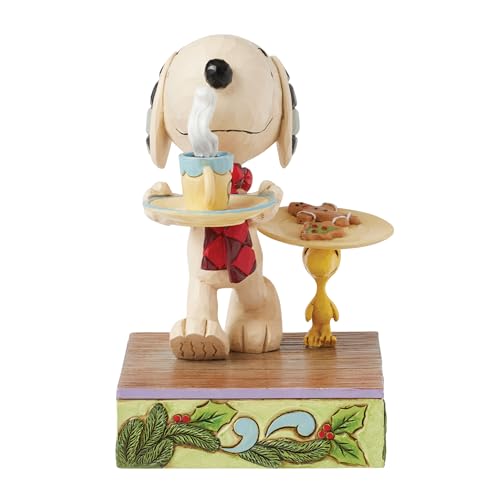 JIM SHORE Snoopy & Woodstock Cookies <Christmas> 6017233