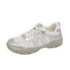 Mesh Breathable Color Matching Women's Shoes Summer New Student Fashion Sports Shoes Versatile Lace-up Casual Shoes Women