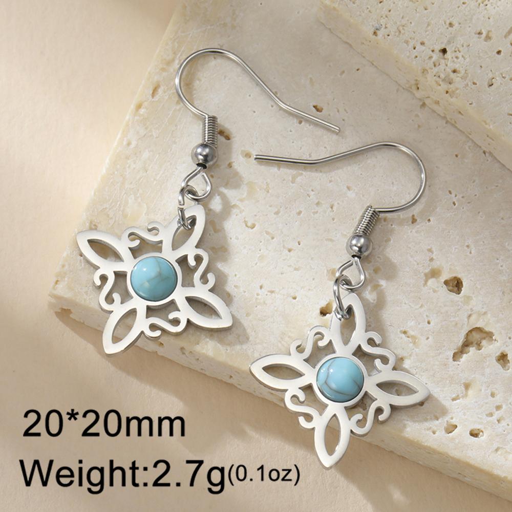 Dawapara Hexenknoten Ohrringe für Damen Irischer Glücksbringer Ohrhänger Edelstahl Schmuck Geburtstag Valentinstag