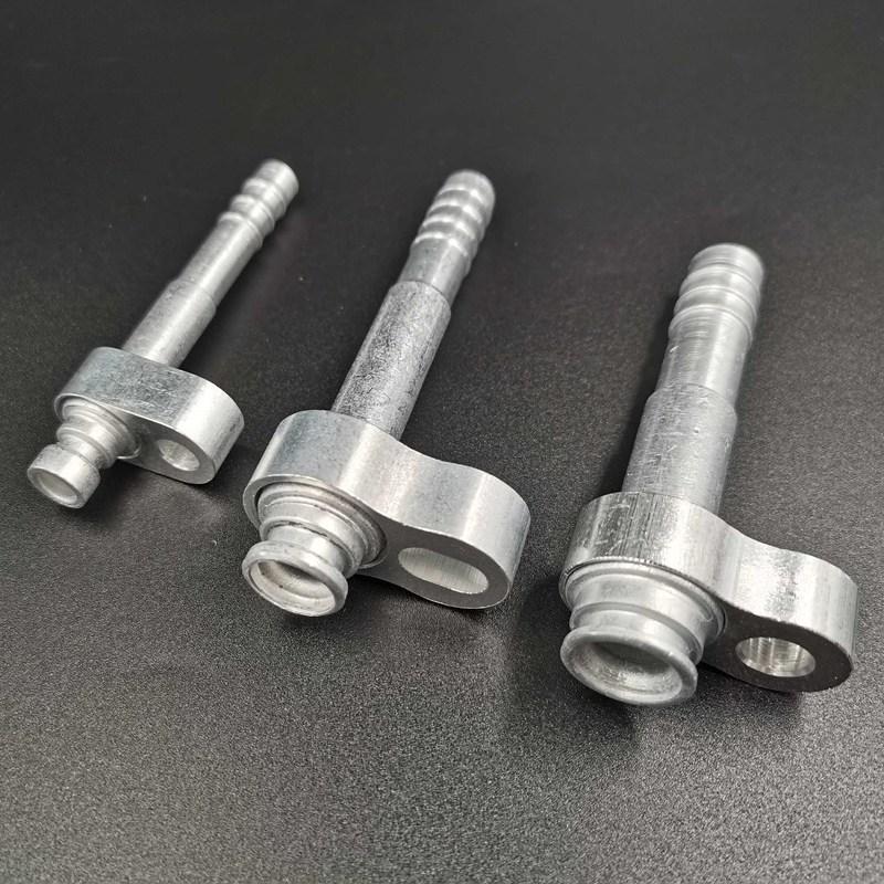 (15PCS)R134 Automotive Air Conditioning Piping Aluminum Joint Kit Condenser Radiator Drying Bottle Active Plate Header Connector