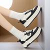 Girls' little white shoes platform-soled versatile 2025 new popular autumn fashion campus leisure sports heightening board shoes women
