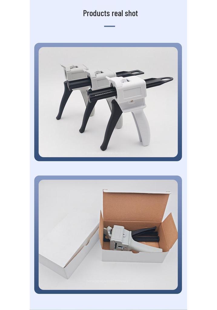 Manual Wireless AB Glue Gun: Single & Double Component Plastic Push-Type Caulking Gun