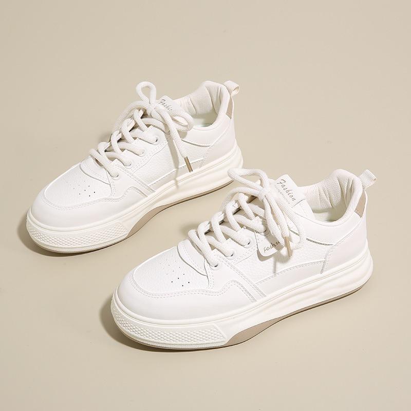 Spring little white shoes new female students heightening platform sports board shoes casual shoes female H6518