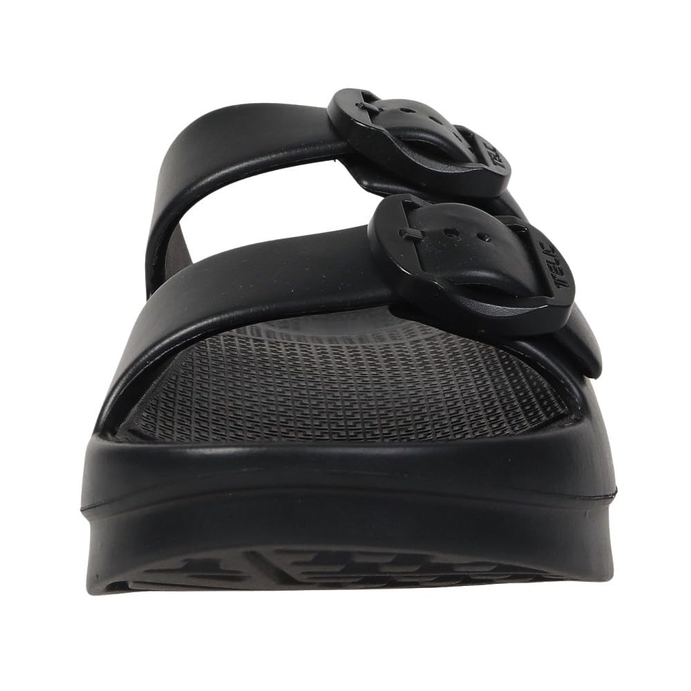 Authentic Recovery Sandals Buckle Slide Sandals with Arch Shock Thick Sports Comfort TELICTelic W-BUCKLE2 Cushioning, Support, Absorption, Sole,
