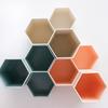  Multipurpose Plastic Pen Container Creative Hexagon Vase Desk Decoration