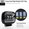 2Pcs 6D Lens 5 Inch 60W Led Work Light Bar 6000K White Flood Beam For Car 4x4 Offroad Truck Boat UAZ ATV 12V 24V Led Angel Eyes Driving Lights