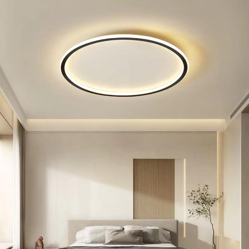 Modern LED Ceiling Light 20/30/50/80CM Dimmable Round Lamp For Bedroom Living Room Apartment Study Indoor Decor Lighting Fixture