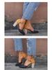 Spring/Summer 43 Large Size Women's Round Toe Thick Heel Sandals