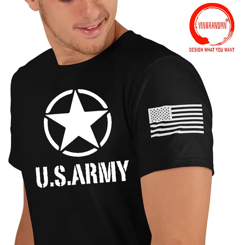 Us Army Military T Shirt Trendy Casual 100 Cotton Hiphop Street Tops Tee Shirt Classic Design United States Army Fashion Tshirt