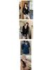Grauer Kapuzen-Cardigan im koreanischen Stil für Damen, schmale Passform, lange Ärmel, tailliert, vielseitige Jacke