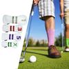 4pcs PU Leather Golf Headcover Wood Guard Sleeve Long Neck Club Head Cover -