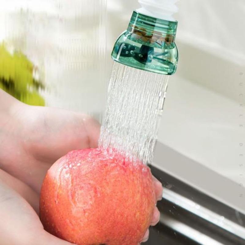 Faucet Filter Retractable Splash Head Water Purification Even Water Distribution Mineral Filtration Easy Installation Shower for Kitchen