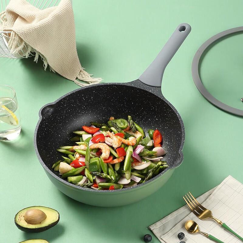 Cooker King Bamboo Green Stone 3-Piece Cookware Set