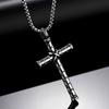 Cross Men'S Necklace Stainless Steel Pendant Pendant