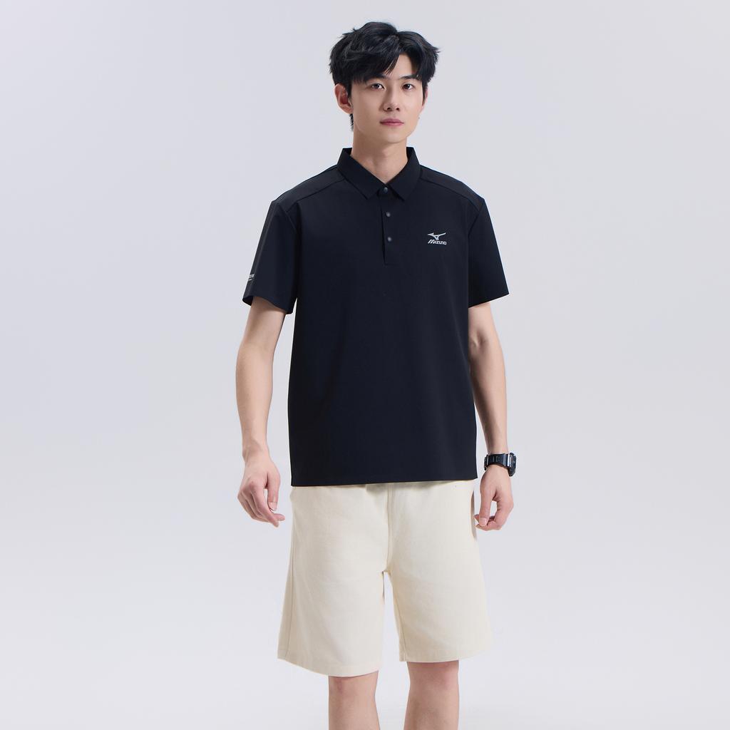 Mizuno Polo Shirts Unisex Lapel Moderate Straight Fit A2CA3143