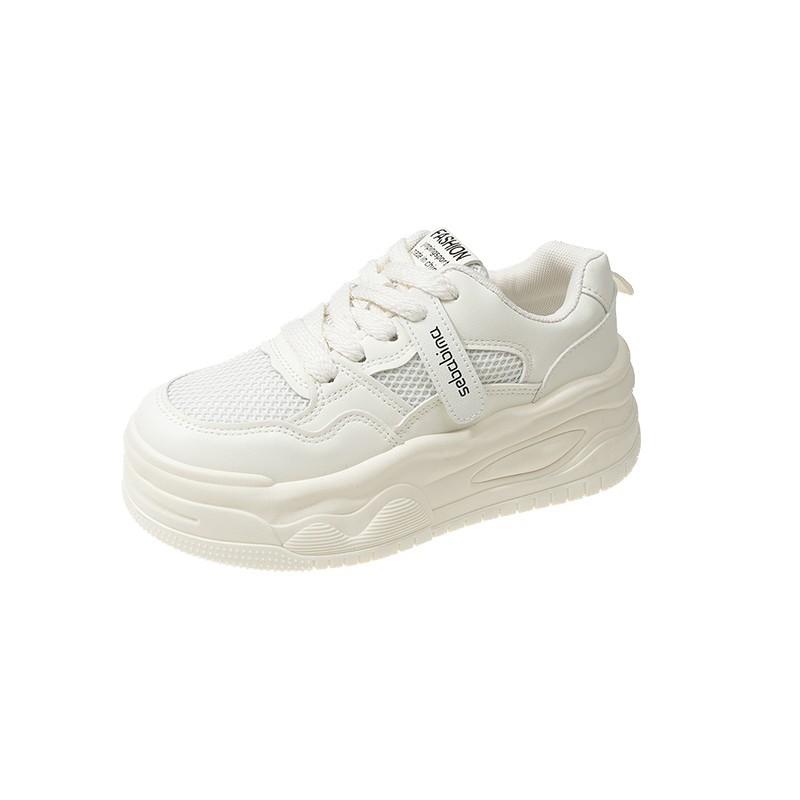 Autumn New Mesh Breathable Sports Little White Shoes Platform Casual Sports Shoes