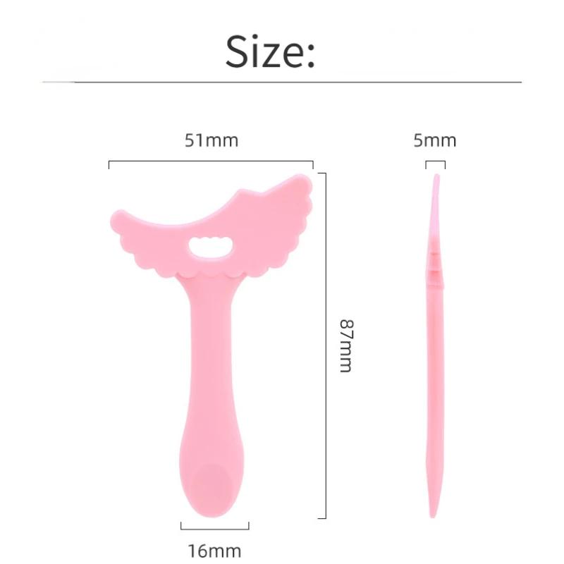 Hollow Out Eyeliner Stencil Wing Tip Drawing Lipstick Wearing Aid Face Cream Mask Applicator Makeup Beauty Tool