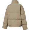 Vans Panda Puffer Down Short Sleeve Bread Down Jacket Women Jackets Khaki VN000KCCYEH