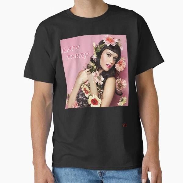 Perry Katy Flowers Classic Tshirt Made In Usaaus Tshirt S2xl S