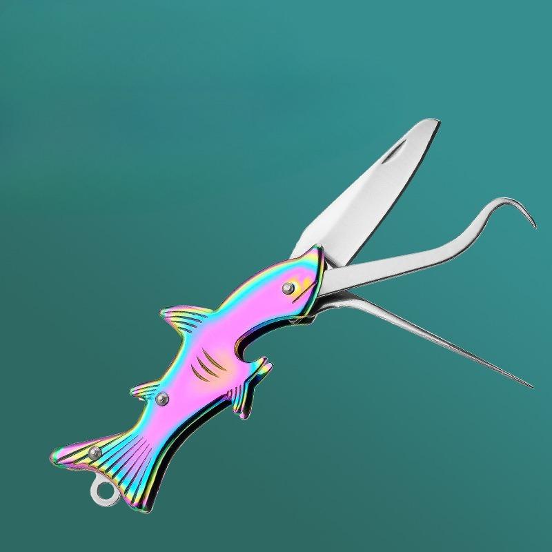 1Pc 304 Stainless Steel Toothpick, Knife, Tooth Picking, Portable Ultra-fine Anti-blocking Hook, Crochet Can Open The Bottle and Buckle The Teeth,