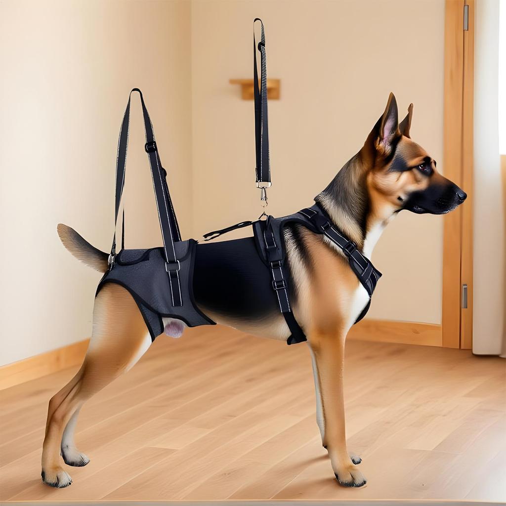 Dog Full Body Lift Support Sling Carrying Aid Vest Brace For Injured Mobility-Challenged Disabled Recovery Rehabilitation Train